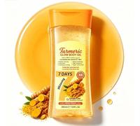 Turmeric Oil for Skin, 200ml Turmeric Massage Oil for Body & Face | 200ml turmeric-based body oil with an easy-spread texture for massage, after-shower care and everyday moisturising