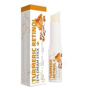 Turmeric Retinol Eye Cream Stick, Eye Balm Stick Hydrating for Puffiness and Bags Reduces, Eye Black Stick, Anti Aging Under Eye Cream, Reduces Fine Lines (1)