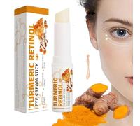 Turmeric Retinol Eye Stick,Turmeric Eye Cream Stick,Eye Balm Stick Hydrating For Dark Circle,Puffiness And Bags Reduces,Visible Results In 3-4 Weeks,Anti Aging Under Eye Cream For All Skin Types(1pcs)