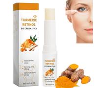 Turmeric Retinol Eye Stick - Under Eye Cream for Dark Circles and Puffy Eyes - Anti Wrinkle and Firming Formula - Reduces the Growth of Fine Lines - Anti Aging - Turmeric Eye Cream Stick