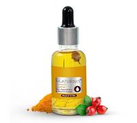 Turmeric Rosehip Mukhalaya Face Oil - For Tan Removal, Pigmentation & Blemish Control | Blend of 13 Cold-Pressed Oils for Natural Face Care | No Mineral Oil or Chemicals | 30ml