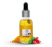 Turmeric Rosehip Mukhalaya Face Oil - For Tan Removal, Pigmentation & Blemish Control | Blend of 13 Cold-Pressed Oils for Natural Face Care | No Mineral Oil or Chemicals | 15ml