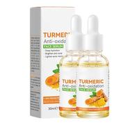 Turmeric Serum Oil Dark Spot Removal, Turmeric Dark Spot Corrector Serum Oil for Face & Body, Heals Scars, Moisturizing, Skin Brightening Serum for Dark Spots (B, 2 PCS)