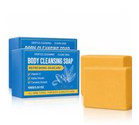 Turmeric Soap Bar 2Pcs with Vitamin C & Alpha Arbutin, Body Cleansing Wash