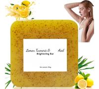Turmeric Soap Bar for Body & Face,Nat/ural Acid Soap Remover for Even Skin Tone,Deeply Moisturising Soap Bar for Smooth Skin,Koj/ic Acid Turm/eric Soa/p Bar