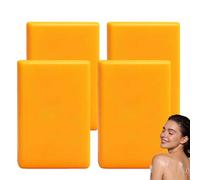 Turmeric Soap Bar for Dark Spots, Gentle Daily Cleanser for Even Tone, Dry Skin Moisturizer with Turmeric, Softness Skin Bar for Daily, Soap for Skins Brightness, Radiantly Complexion Cleanser. (4PCS)