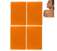 Turmeric Soap Bar, Skin Brightening Exfoliating Soap, Deep Cleansing Pore Refining Soaps, Moisturizing Face & Body Soaps, Even Skin Tone Lightening Soaped, Smoother Skins Brightening Soaped Bar (4PCS)