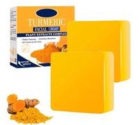 Turmeric Soap Bar,Tumeric Kojic Acid Soap for Cleansing,Deeply Moisturising with Natural Ingredients, Fit for Face, Body & All Skin Types (2)