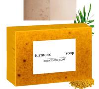 Turmeric Soap Bar,Turmeric Soap Bar Organic Nat/ural Traditional Handmade,Turm/eric Soap Dark Spots Smooth Skin,Ko/jic Acid So/ap,Turmer/ic So/ap Ba/r for Body,Dark Spot Remover for Even Skin Tone