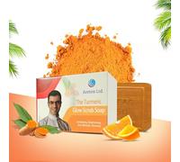 Turmeric Soap Bar with Salicylic Acid, Kojic Acid, Niacinamide & Sulphur - For Brightening, Breakout Control Bar, Exfoliating, Dark Spots, Smooth Skin, Even Skin Tone, Scrub Soap Bar