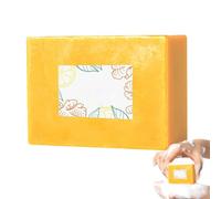 Turmeric Soap Piece Organic Natural Vegan Traditional Handmade Antique - Anti-Ageing, Skin Brightener, Even Skin Tone - Absolutely No Chemicals! Pure Natural Soap! 100g