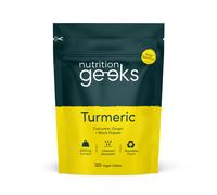 Turmeric Tablets 2000mg with Black Pepper & Ginger - 120 High Strength Curcumin Supplements - Easy Swallow Tablets (Not Turmeric Capsules