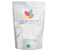 Turmeric Tablets 2500mg with 630mg Black Pepper Extract | 10mg Piperine from Black Pepper Extract | 120 High Strength Curcumin & Piperine Supplements