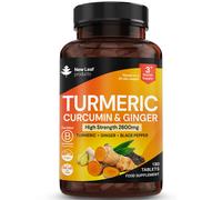 Turmeric Tablets 2600mg with Black Pepper & Ginger - 95% Curcumin