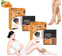 Turmeric Varicose Veins Patches, Varicose Veins Patch Relief, Naturally Relieves varicose Veins in Legs and Spiders, Strengthen Capillary Health & Improve Blood Circulation (2box)