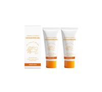 Turmeric & Vitamin C Exfoliating Gel, 2PCS Gentle Moisturizing Turmeric Peeling Gel for Face and Body, Deep Facial Exfoliator Cleanser, Remover Blackhead & Moisturize Skin for All Skin Types