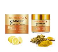 Turmeric Vitamin C Face Cream - Powerful 10% Vitamin C Face Cream Against Dark Spots, Anti Ageing Moisturising Skin Tightening, Vitamin C Cream for Face and Body (1)