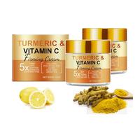 Turmeric Vitamin C Face Cream - Powerful 10% Vitamin C Face Cream Against Dark Spots, Anti Ageing Moisturising Skin Tightening, Vitamin C Cream for Face and Body (2)