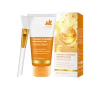 Turmeric Vitamin C Mask, Deep Cleansing Face Mask, Skin Care, Improves Blackheads, Acne, Dark Spots and Evens Skin Tone.Controls Oil and Refines Pores (75ml)