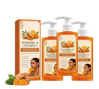Turmeric Vitamin Exfoliating Body Scrub: Gently moisturizes and exfoliates, leaving skin soft and refreshed. Suitable for daily cleansing, unisex.