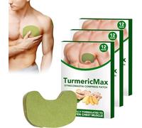 Turmericmax Gynecomastia Compress Patch,Gynecomastia Tightening Ginger Patch, Men Chest Care Patch Turmeric Extract (3 Box)