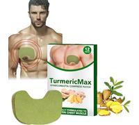 Turmericmax Gynecomastia Compress Patch, Turmeric Max Compress Patch, Gynecomastia Tightening Ginger Patch for Men, Gynecomastia Tightening Ginger Patch for Men Chest Care Patch (1 Box)