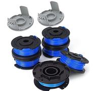 TURMIN Strimmer Spool Compatible with Ryobi One+AC14RL3A, 8 Pack Autofeed Strimmer Line Replacement for Ryobi 18V 24V 40V,0.065" 11ft