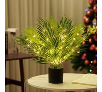 TURMTF Areca Palm LED Night Light, Artificial Plant Lamp Gift for Women Mom Wife, Birthday Mothers Day Christmas Decor Present, Soothing Bedroom Ambiance Light