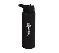 Turn Based Board Game is It Still Your Turn Skeleton Chess Stainless Steel Insulated Water Bottle