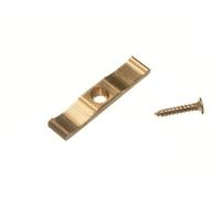 TURN BUTTON GRANNY CATCH SHED LATCH 38MM SOLID BRASS + SCREWS ( pack of 2 )