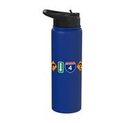 Turn Down for What Another Round of Shots Stainless Steel Insulated Water Bottle