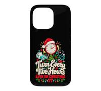 Turn Every Two Hours Even On Christmas Funny CNA Nurse Case for iPhone 13 Pro