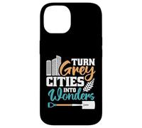 Turn Grey Cities Into Wonders Urban Farming Case for iPhone 14