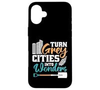 Turn Grey Cities Into Wonders Urban Farming Case for iPhone 16 Plus