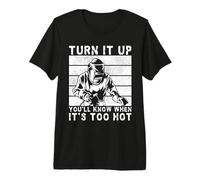 Turn it on When It's hot Welder Silhouette Welding Premium T-Shirt