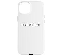Turn It Up to Eleven Minimalist Music Quote Design Case for iPhone 15 Plus