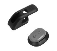 Turn Light Button Hanging Hook Kit Compatible with for NINEBOT G2 F2 Electric Scooter Enhanced Road Safety Black Plastic Left Right Switch Smooth Visibility Easy Install Accessory Storage Sleek
