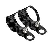 Turn Light Mount Bracket Motorcycle Signal Light Universal Metal 1pair for 27-31mm Front Fork Diameter Fog Light Bracket Bracket Light(Black)