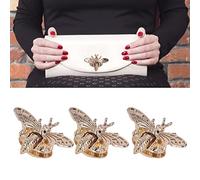 Turn Lock,3Pcs Bee Shape Purses Handbag Decorative Lock,Bag Clasps and Closures Metal Tuck Lock Buckle,Twist Lock Purse Clasp Closure Lock Clutch Closure for DIY Bag Handbag Making