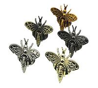 Turn Lock，Purses Handbag Decorative Lock，Bee Shape Clasp Decoration Metal Hardware DIY Making Tool for Women Bag