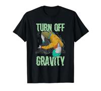 Turn of Gravity Parkour Backflip Value Graphic T-Shirt, Men, Black, XL