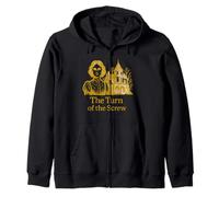 Turn of the Screw, a haunting tale Gothic Psychological Zip Hoodie