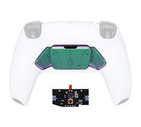 Turn RISE Remap Kit to RISE4 Remap Kit - Redesigned Chamelon Green Purple Back Buttons & PCB Board for eXtremeRate RISE & RISE4 - Controller & Other Accessories NOT Included