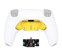 Turn RISE to RISE4 Kit - Redesigned Chrome Gold K1 K2 K3 K4 Back Buttons Housing & Remap PCB Board for eXtremeRate RISE & RISE4 Remap kit - Controller & Other Accessories NOT Included