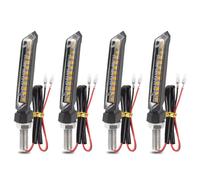 turn signal 2/4pcs 8mm Universal Motorcycle Turn Signal Light Blinker 12V Indicators Light Amber Flowing Water Lamp Rear Lamp Accessory