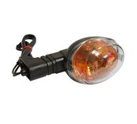 Turn signal 50cc universal for Rieju 50 MRX, RR, RS1, SMX 2000+ clear-black fron