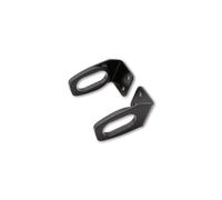 Turn signal adapter Highsider PRO, steel black, 2pcs for license plate holder
