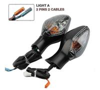 Turn signal compatible with Honda NC750X NC700X - compatible with CB650F CB500F Light Smoke 2PINS