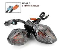 Turn signal compatible with Honda NC750X NC700X - compatible with CB650F CB500F Light Smoke 3PINS