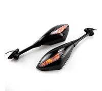 Turn Signal Integrated Mirrors Light For GSX-R600 GSX-R750 Motorcycle Wide View Rearview Mirror